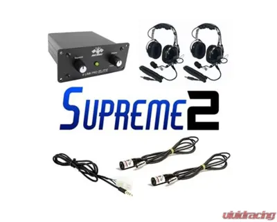 PCI Race Radios Supreme 2 Seat Package with Bluetooth & Headsets - 2503