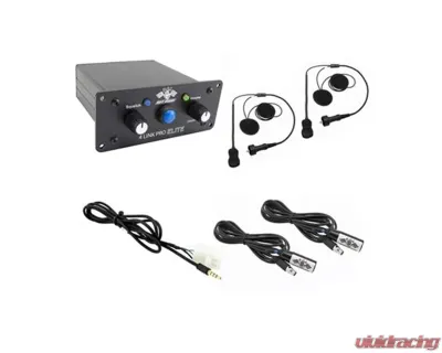 PCI Race Radios California Supreme 2 Seat with Bluetooth & Helmet Wiring Kits - 2507