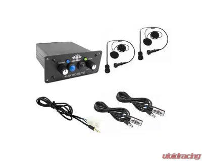 PCI Race Radios California Supreme 2 Seat with Bluetooth, DSP & Helmet Wiring Kits - 2508