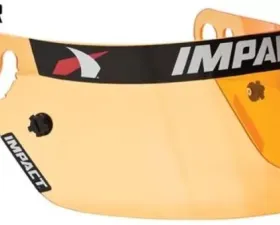 PCI Race Radios Impact AirDraft SS Helmet Shield Amber