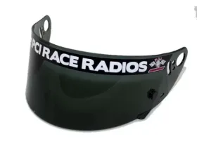 PCI Race Radios HJC AR-10 III SA2015 Helmet Shield Dark Smoke