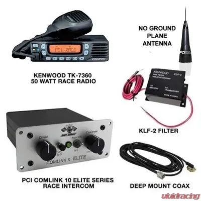 PCI Race Radios Kenwood TK-7360 Race Comlink Package 10 - 1394