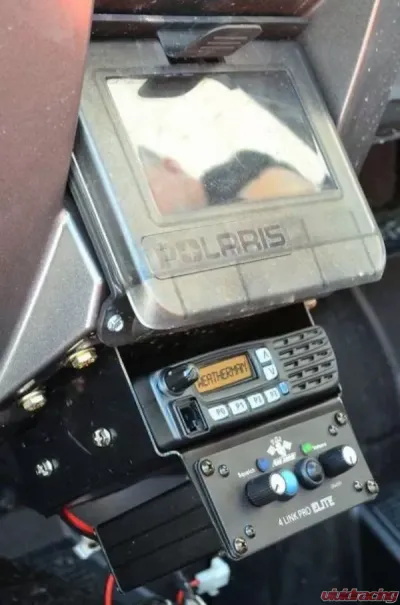 PCI Race Radios Radio and Intercom Mounting Bracket for under box Polaris XP 1000 - 1416