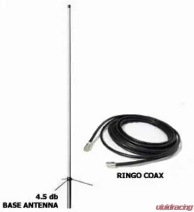 PCI Race Radios 1-Piece Fiberglass VHF Base Antenna Package - 1454