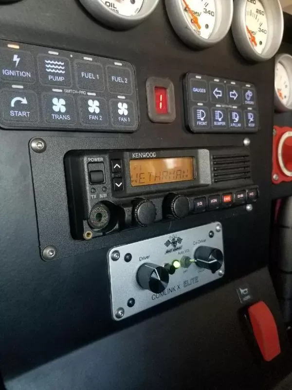 PCI Race Radios Kenwood TK-790 Remote Head Mount with Beauty Ring - 2056