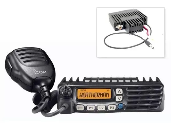 PCI Race Radios Icom F5021 Race Radio Package w/Hole Mount Coax - 2350