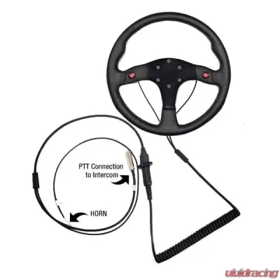 PCI Race Radios Male Pins for Comlink 10 or Harness Steering Wheel Push-To-Talk (PTT) with raw ends - 2527