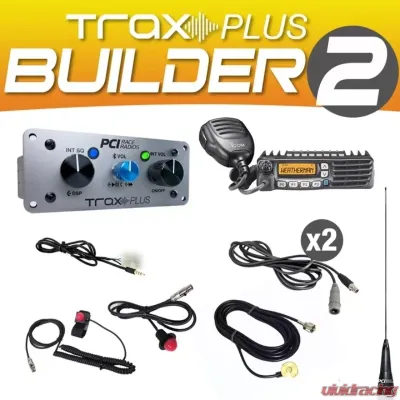 PCI Race Radios Trax Plus Builder Package 2 Bluetooth and DSP On-Board Intercom - 2575