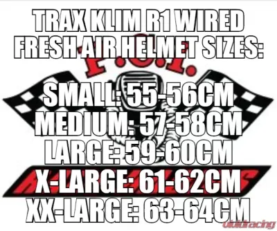 PCI Race Radios TRAX PCI Klim R1 Helmet Wired Small Matte Black - 2826