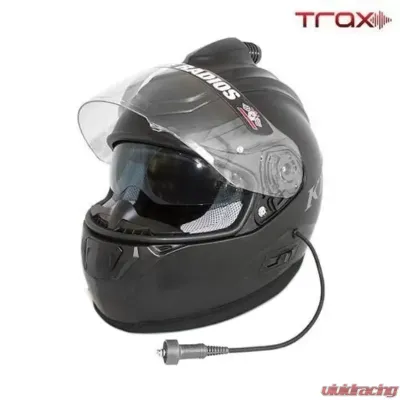 PCI Race Radios TRAX PCI Klim R1 Helmet Wired Small Matte Black - 2826