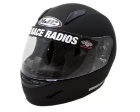 PCI Race Radios HJC CL-Y Youth Raw Helmet Large Matte Black