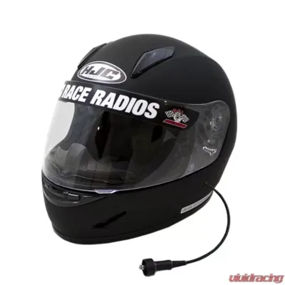 PCI Race Radios PCI HJC CL-Y Youth Wired Helmet Medium Black - 3032