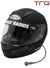PCI Race Radios TRAX HJC CL-Y Youth Wired Helmet RA Small Black                                     - 3040 - Image 2