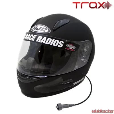 PCI Race Radios TRAX HJC CL-Y Youth Wired Helmet RA Small Black - 3040