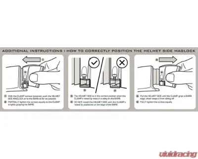 PCI Race Radios Maglock Helmet Side Only - 3276