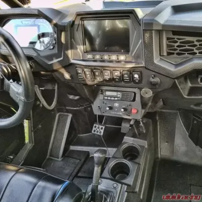 PCI Race Radios Turbo S Icom Radio Intercom Mounting Bracket Polaris Turbo S - 3277