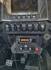 PCI Race Radios Turbo S Kenwood Radio Intercom Mounting Bracket Polaris Turbo S                                     - 3279 - Image 3
