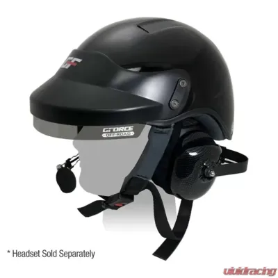 PCI Race Radios G Force Crew Helmet Gloss Small Black - 3346