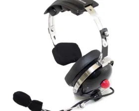 PCI Race Radios PCI Crew Chief Single Earpiece Over-The-Head Headset Black