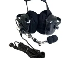 PCI Race Radios PCI Prerunner Bluetooth Headset with Volume Knob Carbon Fiber