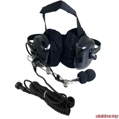 PCI Race Radios PCI Prerunner Bluetooth Headset with Volume Knob Carbon Fiber - 5026