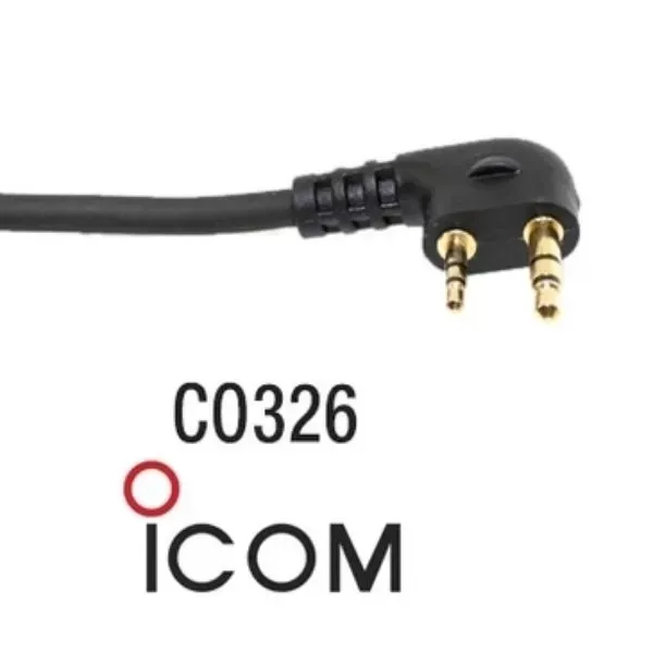 PCI Race Radios Headset Adapter 90 degree Coil Cord for Icom - 5100