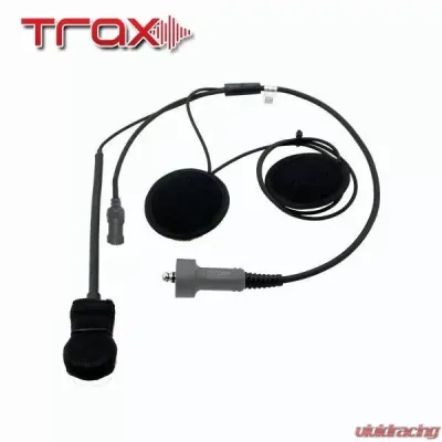 PCI Race Radios Trax Stereo Ear Piece and Jack Full Face Helmet Wiring Kit - 5412