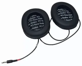 PCI Race Radios Ear Cups with Speakers for Intercom