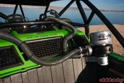 PCI Race Radios RaceAir Max Dual Funnel Blower Package Silver - 584