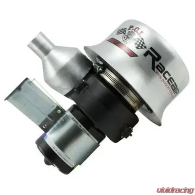 PCI Race Radios RaceAir BIG Single Funnel Blower Package Silver - 586