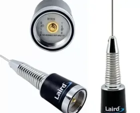PCI Race Radios Laird B132S 1/4 Wave Base Antenna Assembly with Springed Whip