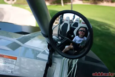 Axia Alloys 5" Round Convex Side Mirror - MOD5SM