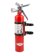 Axia Alloys Quick Release Fire Extinguisher Mount with 2.5lb Halotron Red                                     - MODFM2.5HR - Image 6