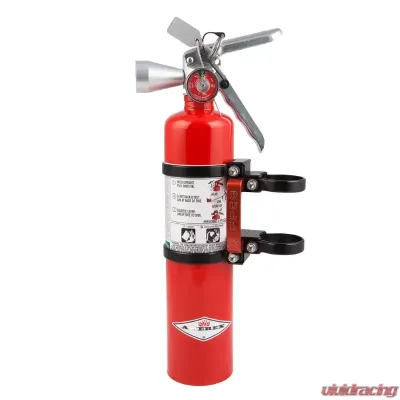 Axia Alloys Quick Release Fire Extinguisher Mount with 2.5lb Halotron Red - MODFM2.5HR