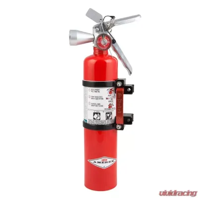 Axia Alloys Quick Release Fire Extinguisher Mount with 2.5lb Halotron Red - MODFM2.5HR