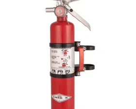 Axia Alloys Quick Release Fire Extinguisher Mount w/ 2.5lb ABC Red Amerex