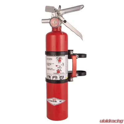 Axia Alloys Quick Release Fire Extinguisher Mount w/ 2.5lb ABC Red Amerex - MODFMAR