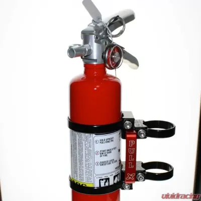 Axia Alloys Quick Release Fire Extinguisher Mount w/ 2.5lb ABC Red Amerex - MODFMAR