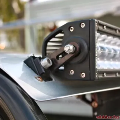 Axia Alloys 6mm Slot Rigid Industries End Mounts LED Light Bar Mount - MODLED