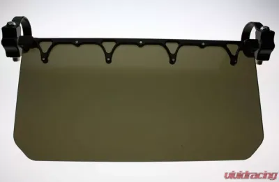 Axia Alloys 12" Wide Sun Visor w/ Dark Tinted Shield - MODSVT