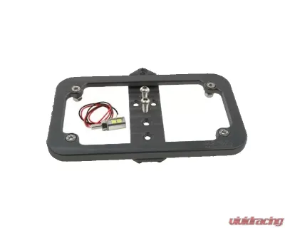 Axia Alloys Bolt On Lighted License Plate Frame - MODBOLP