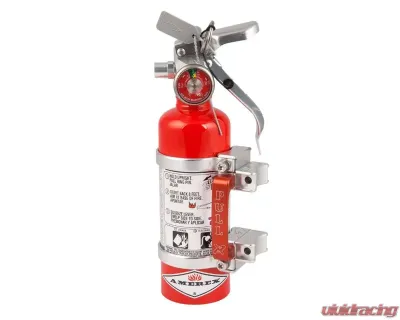 Axia Alloys Quick Release Fire Extinguisher Mount with 1.4lb Halotron Red - MODFM1.4HR