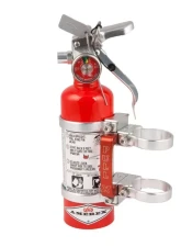 Axia Alloys Quick Release Fire Extinguisher Mount with 1.4lb Halotron Red                                     - MODFM1.4HR - Image 4