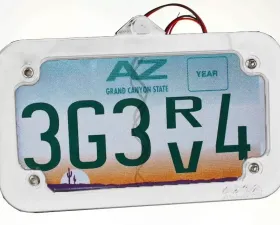 Axia Alloys Cage Mount Lighted License Plate Frame