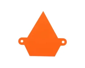 Assault Industries Orange Logo Back Plate