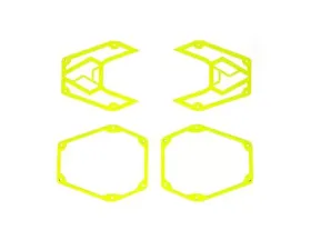 Assault Industries B2 Bomber Side Mirrors Lime Squeeze Bezel Kit