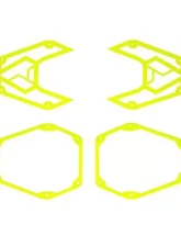 Assault Industries B2 Bomber Series Mirrors Bezel Set Lime Squeeze                                     - SVM-U-B2-BEZ-20 - Image 2