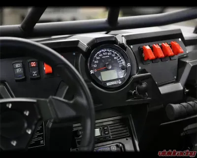 Assault Industries Red Billet Aluminum Speedometer Bezel Polaris RZR 570 - BEZ-P-RZR1K-63