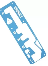 Assault Industries Shifter Gate Panel Kit Can-Am Blue Can-Am Maverick X3 2017-2019                                     - GS-CA-X3-27 - Image 5