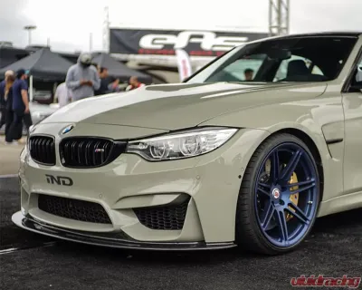 Kohlenstoff Carbon Fiber Front Lip Spoiler BMW F80 M3 15-19 - KOHLENSTOFF-F8X-FL